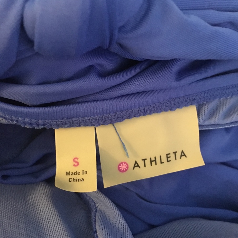 Athleta Royal Blue Cross-Back Tie Mini Dress - Picture 7 of 7